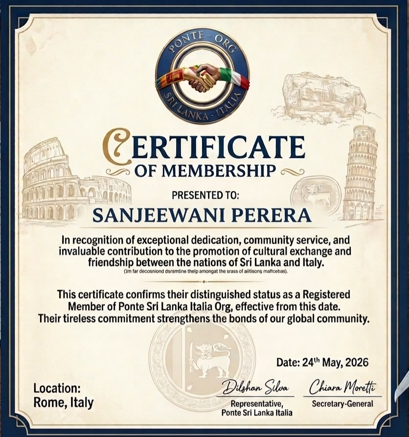 General Secretary Certificate